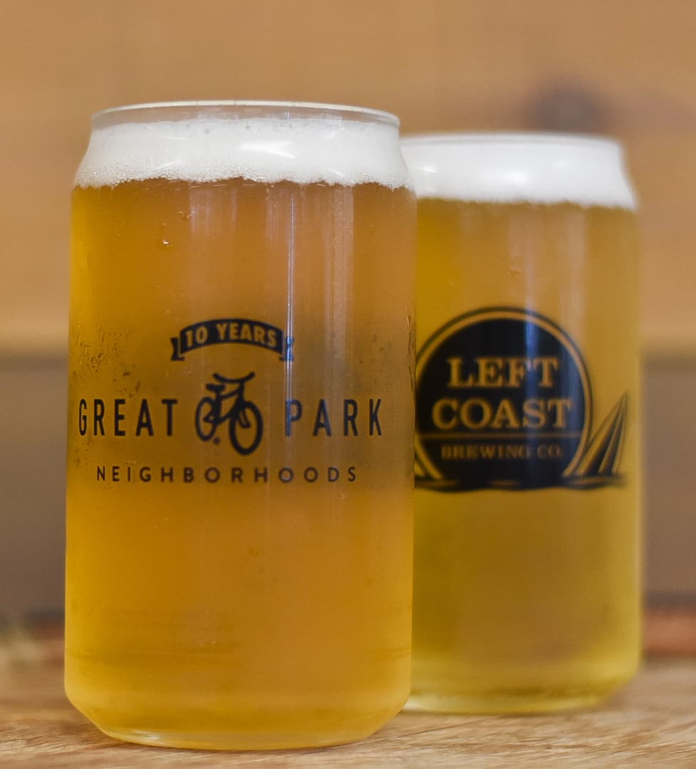 Collectible GPN pint glass and discounts at Left Coast Brewing Co. Irvine