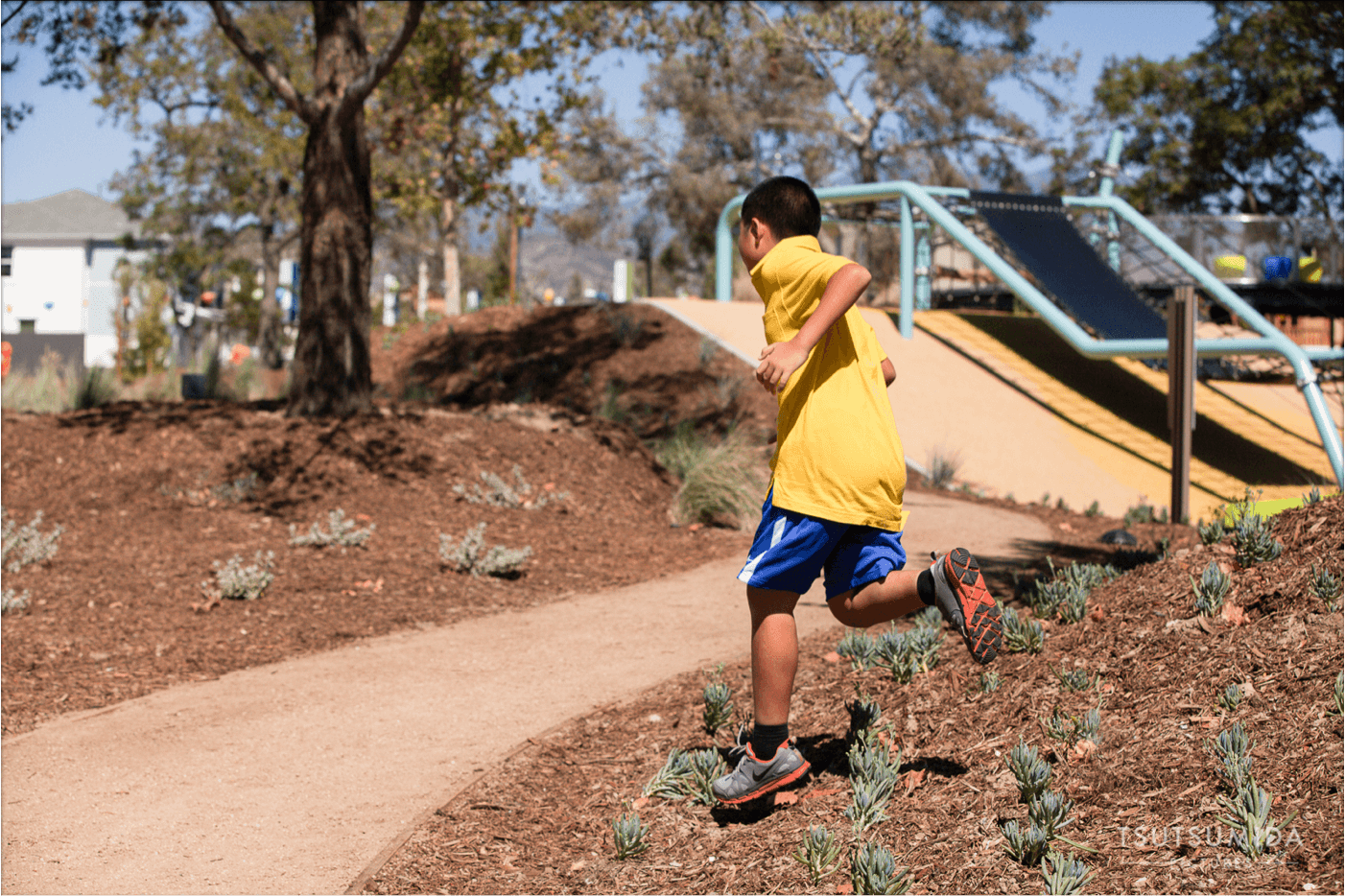 boy running
