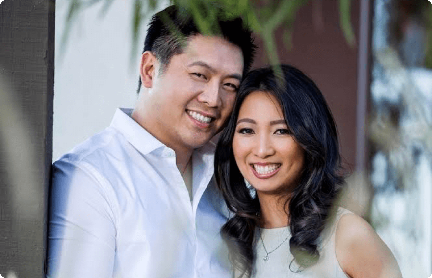 smiling couple